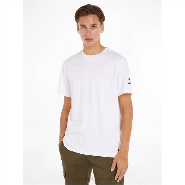 שרוול טריקו יוקרתי NX2020177 לבן ybr Tommy Hilfiger