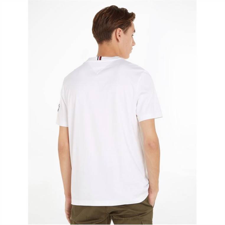 שרוול טריקו יוקרתי NX2020177 לבן ybr Tommy Hilfiger