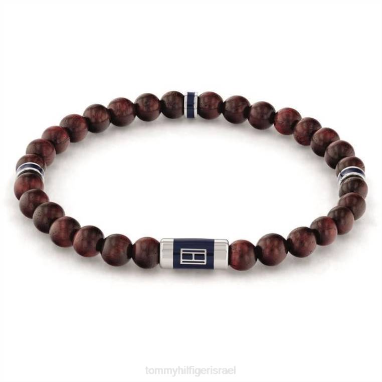 צמיד חרוזי עץ NX2020199 חום Tommy Hilfiger