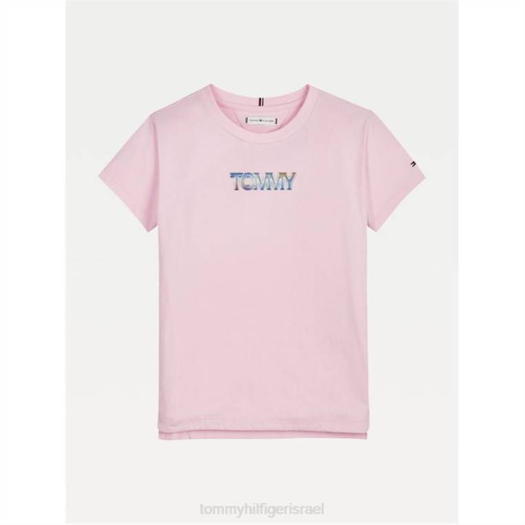 חולצת טי לוגו ססגונית NX2020205 toj rompink Tommy Hilfiger