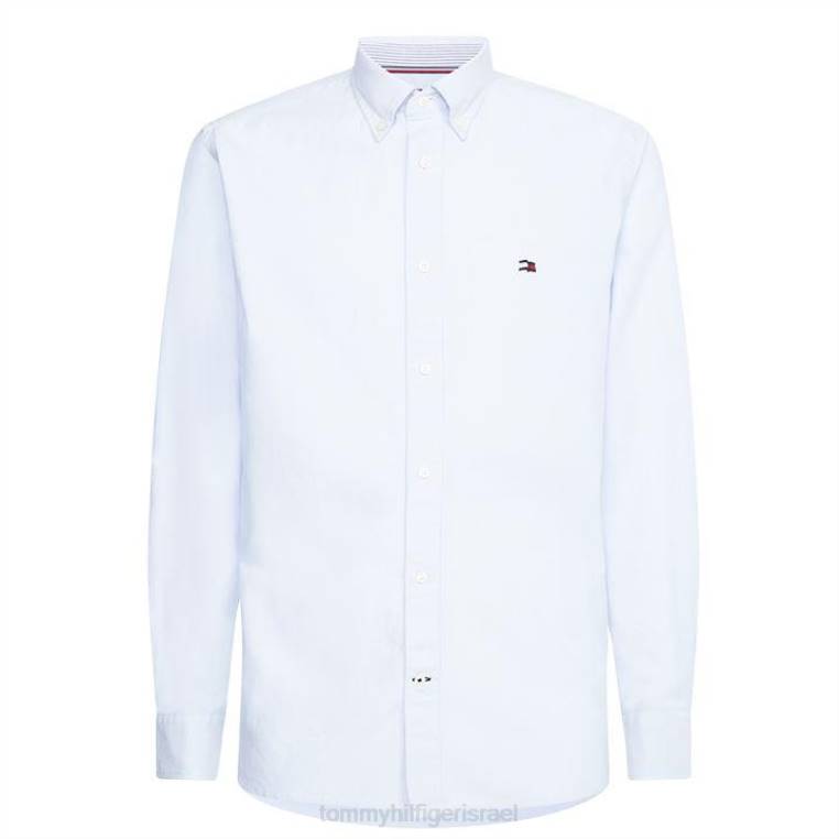 חולצת אוקספורד קלאסית NX2020223 c1s כחול רגוע Tommy Hilfiger