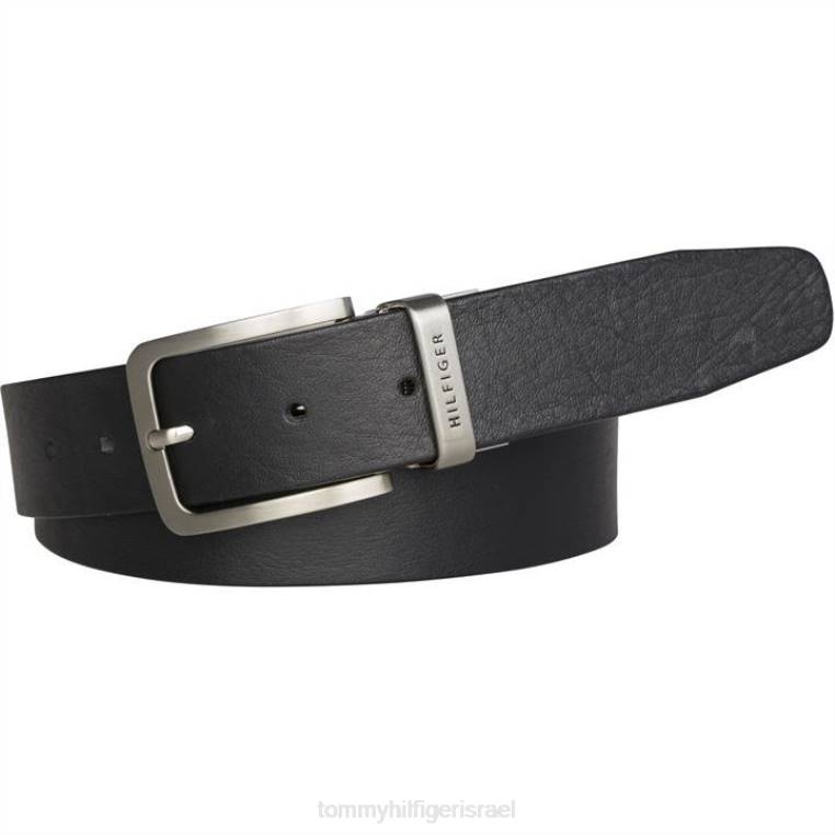 חגורת לולאה הפיכה לגברים NX2020230 חום שחור Tommy Hilfiger