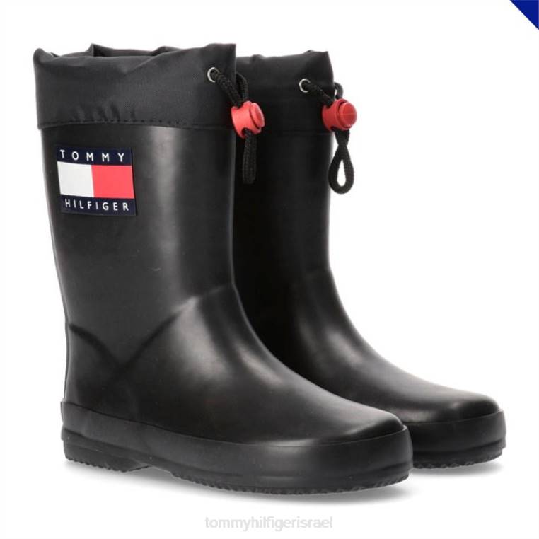 מגף גשם דגל NX2020236 שחור 999 Tommy Hilfiger