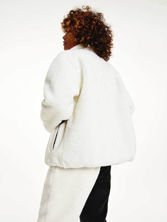 מעיל שרפה נעים במיוחד NX202024 שֶׁנהָב Tommy Hilfiger