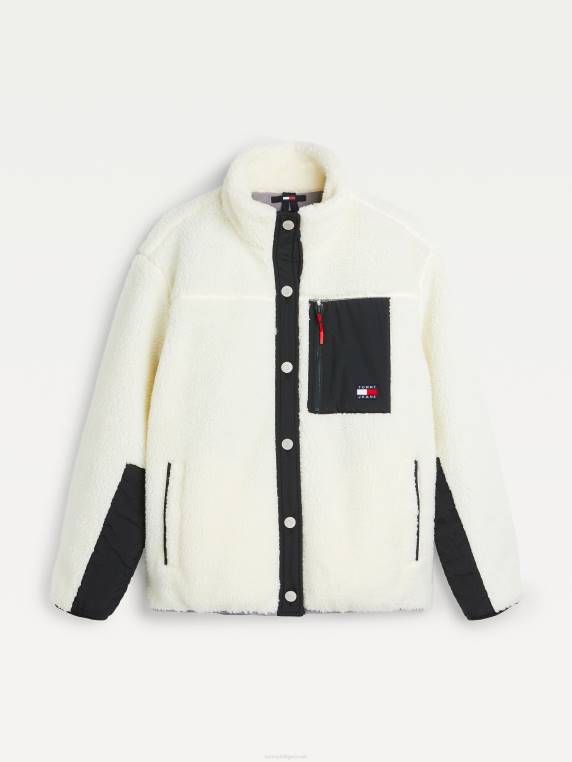 מעיל שרפה נעים במיוחד NX202024 שֶׁנהָב Tommy Hilfiger