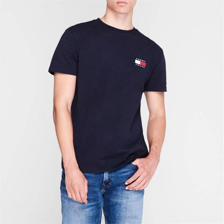 חולצת דגל NX2020254 איריס שחור Tommy Hilfiger