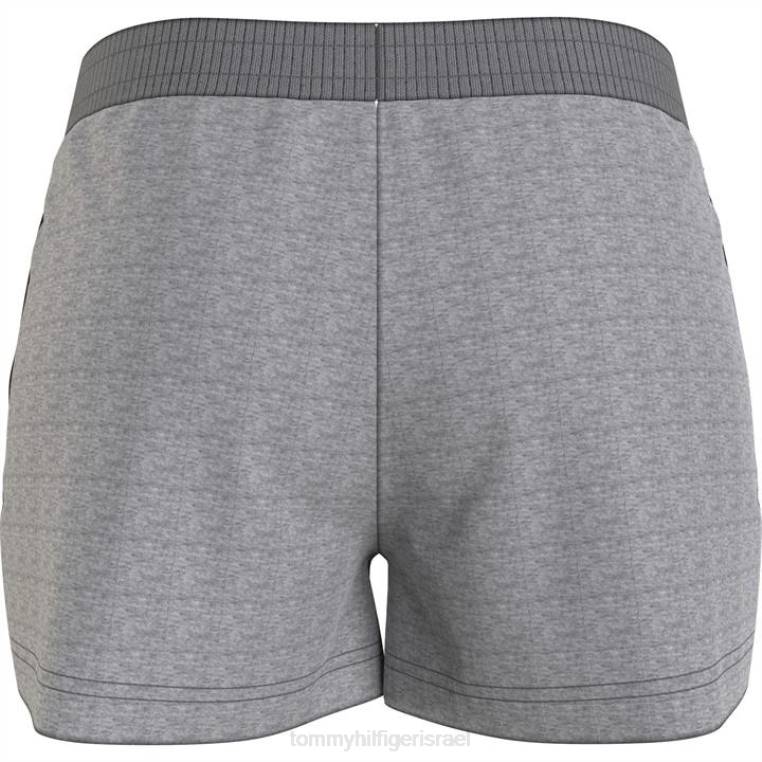 מכנסיים קצרים ארוגים NX2020283 אפור Tommy Hilfiger