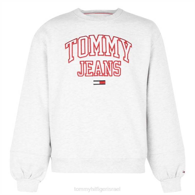 סווטשירט של צוות קולג'י NX2020288 כסף gh Tommy Hilfiger