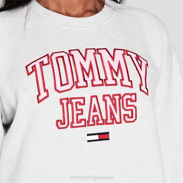סווטשירט של צוות קולג'י NX2020288 כסף gh Tommy Hilfiger