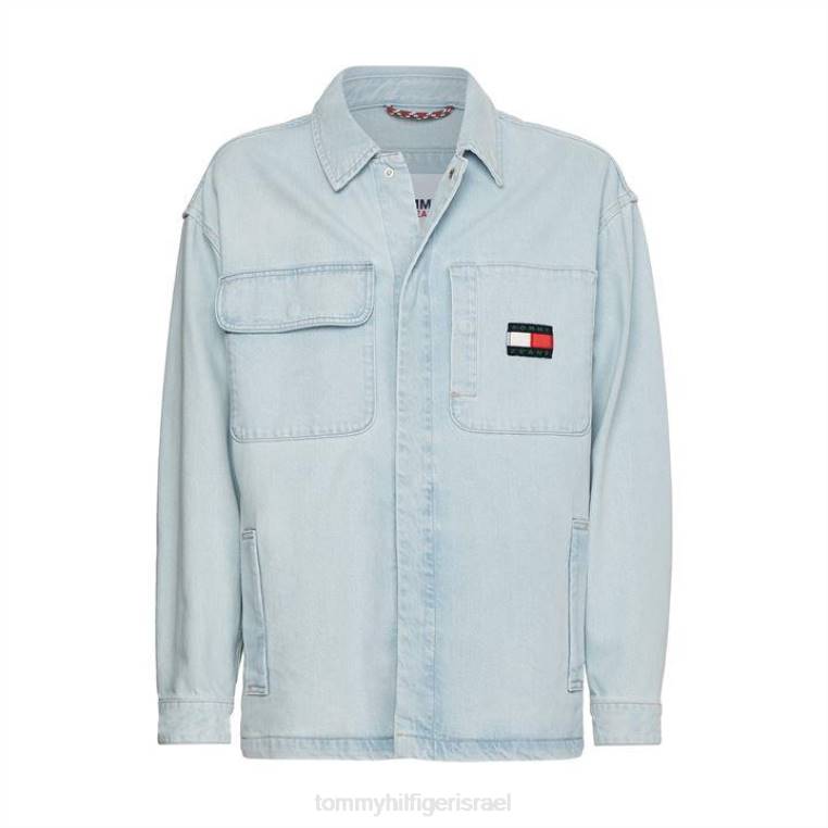 חולצת ג'ינס עודפים NX2020328 lt denim 1ab Tommy Hilfiger
