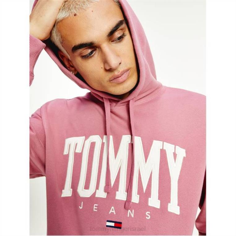 קפוצ'ון קולג'י NX2020333 ורד אזוב Tommy Hilfiger