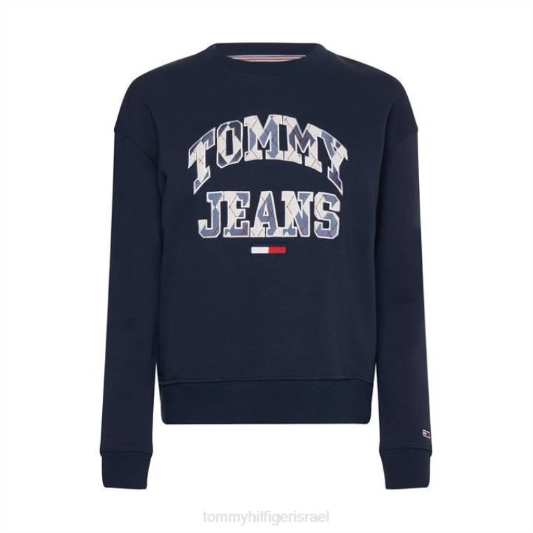סווטשירט של קולג' אגיל צוות NX2020335 twilightt navy c87 Tommy Hilfiger
