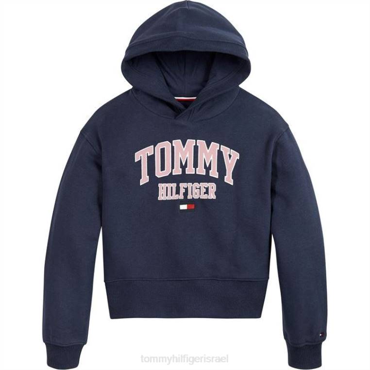 קפוצ'ון חיוני לילדות לתינוקות NX2020336 c87 twnavy Tommy Hilfiger