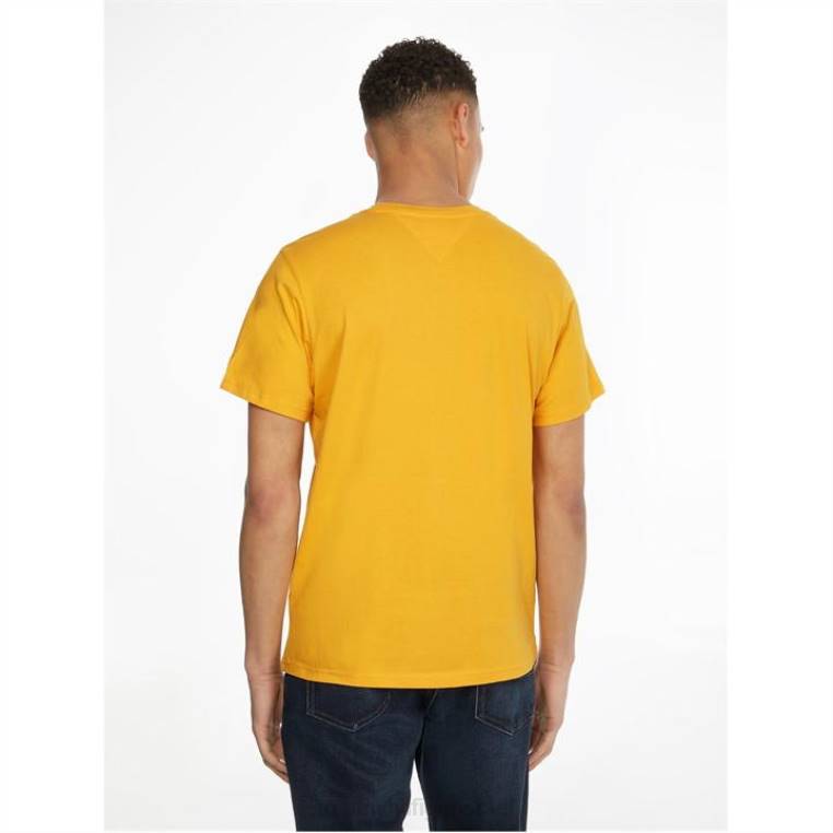 חולצת טריקו של מכללת חזה NX2020358 צהוב ערבה Tommy Hilfiger