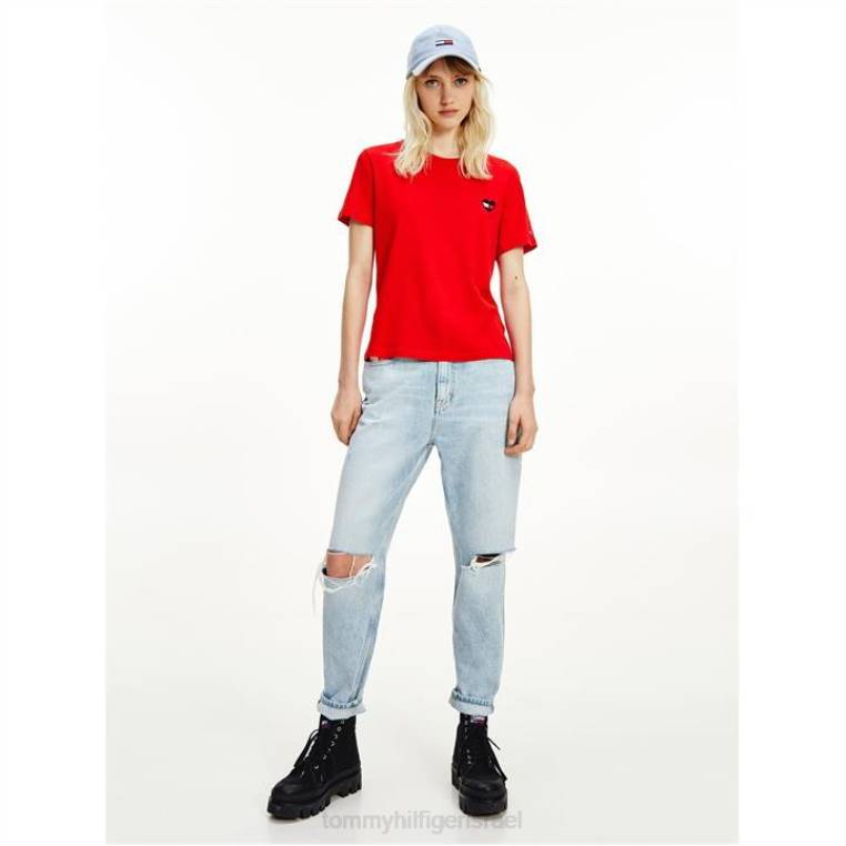 חולצת טריקו לב רגילה NX2020380 deep crmsn xnl Tommy Hilfiger