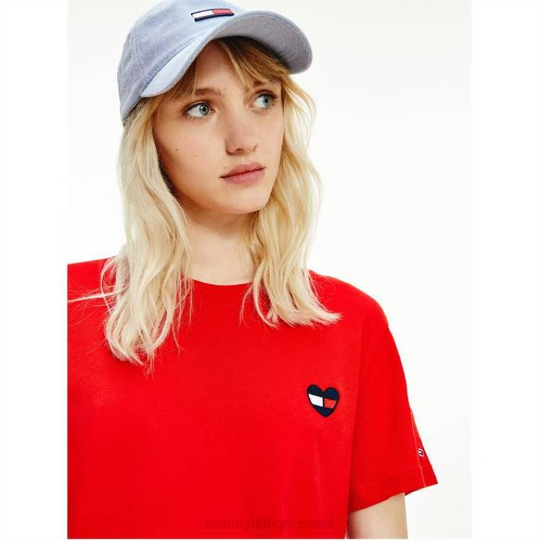 חולצת טריקו לב רגילה NX2020380 deep crmsn xnl Tommy Hilfiger