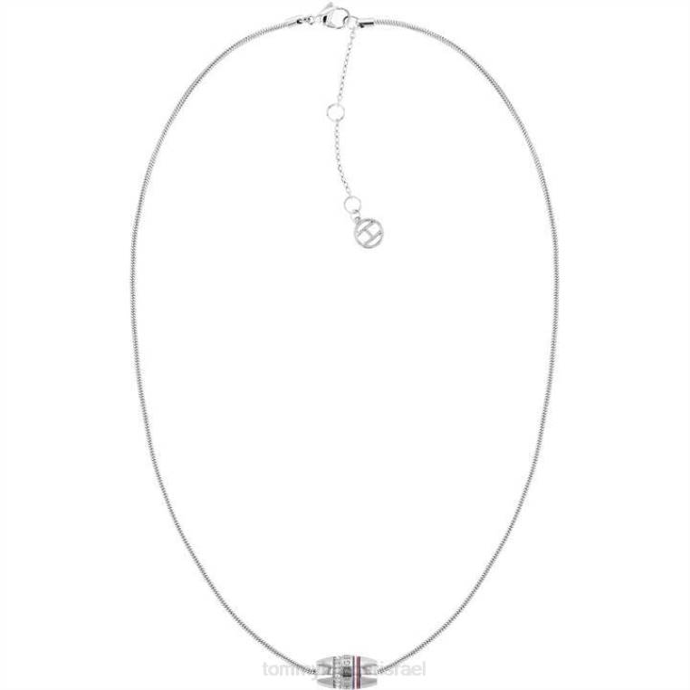 שרשרת פסים ואבן לנשים NX2020386 כסף Tommy Hilfiger