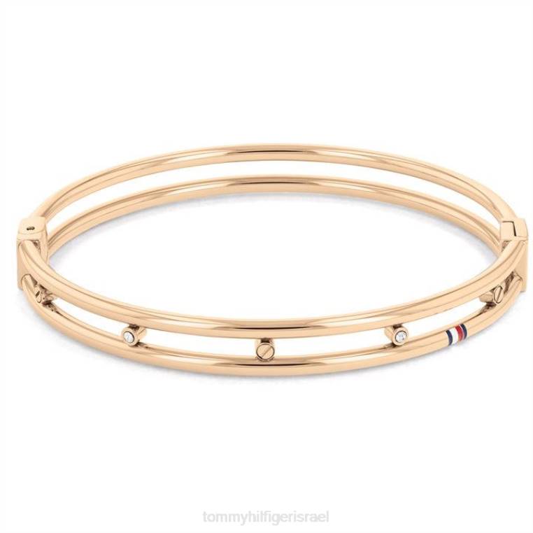 צמיד זהב ציפורן נשים NX2020417 ורוד זהב Tommy Hilfiger