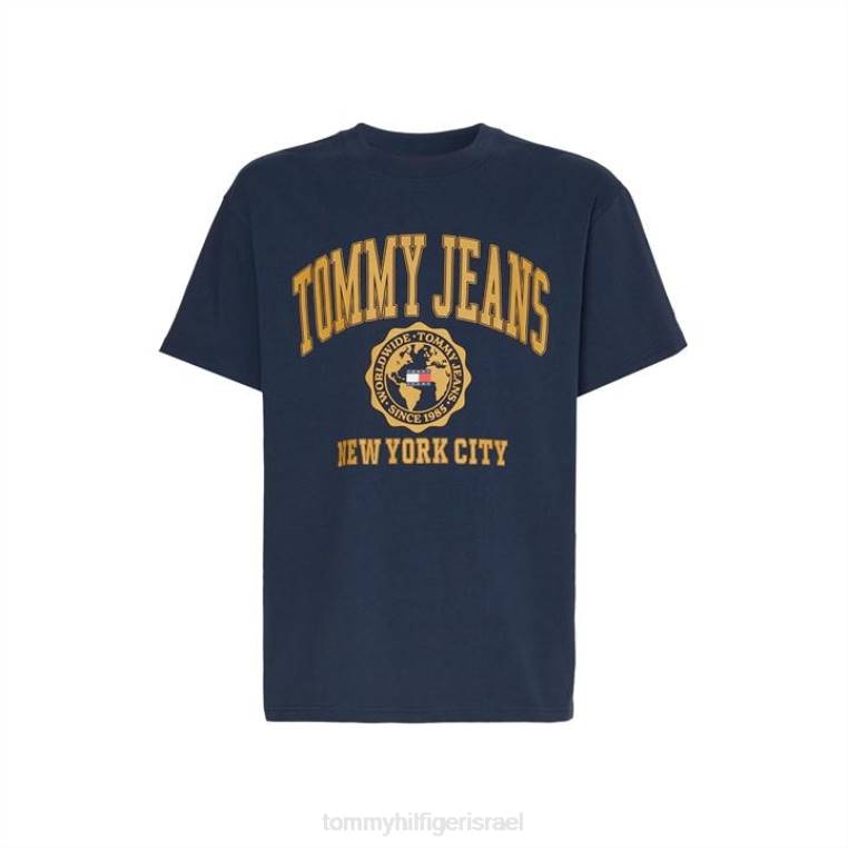 חולצת טי לוגו של המכללה NX2020430 דמדומים c87 Tommy Hilfiger