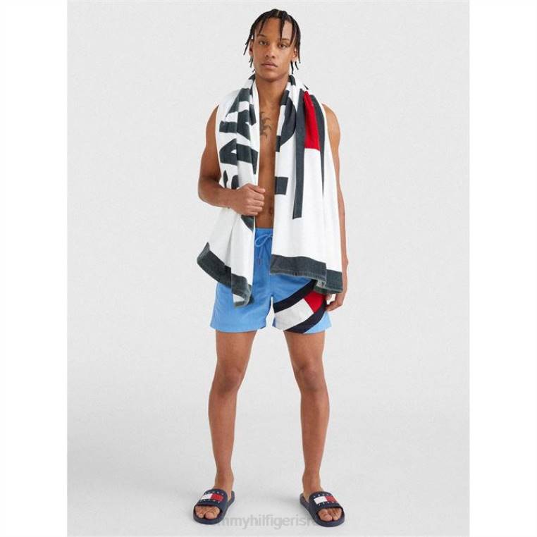 מגבת לנשים NX2020437 לבן Tommy Hilfiger