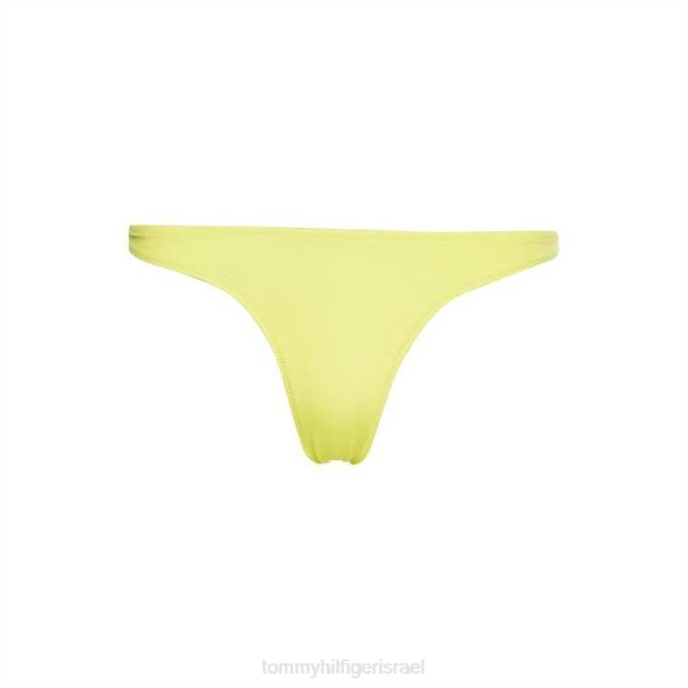 ביקיני חצוף עם רגל גבוהה NX2020443 צהוב מגנטי Tommy Hilfiger