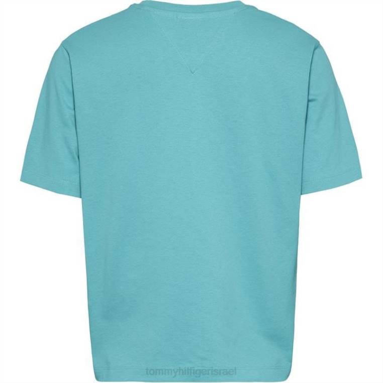 חולצת טריקו רב ליניארית לחתוך NX2020465 grcian tile l7e Tommy Hilfiger