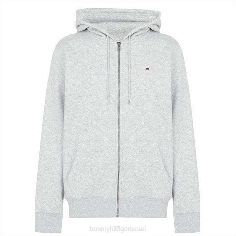 קפוצ'ון רוכסן רגיל NX2020472 htr אפור Tommy Hilfiger