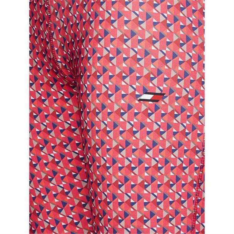 אפ חותלות NX2020474 ורוד גיאוגרפי Tommy Hilfiger