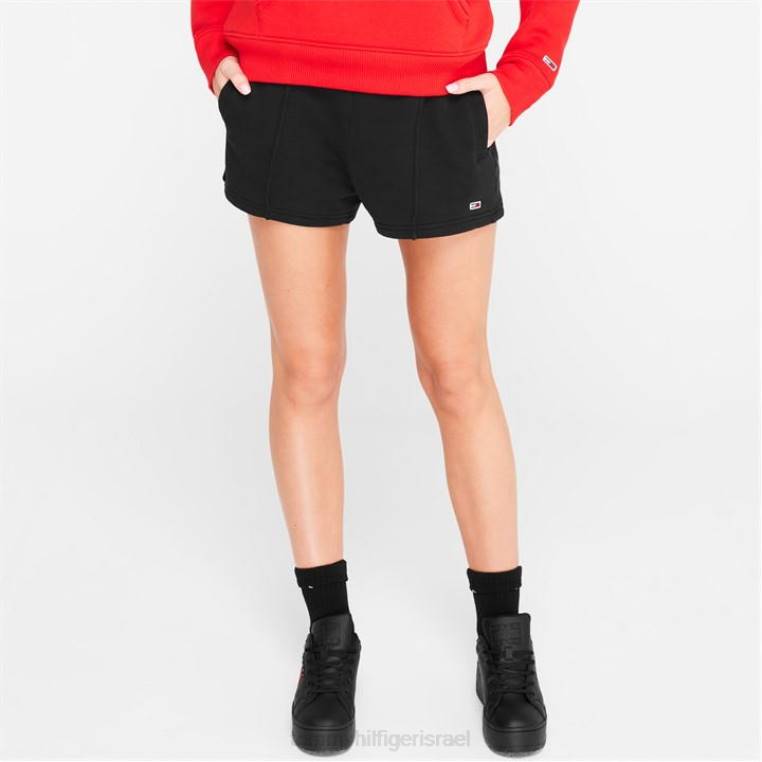 מכנסי ג'רסי חיוניים NX2020498 שָׁחוֹר Tommy Hilfiger