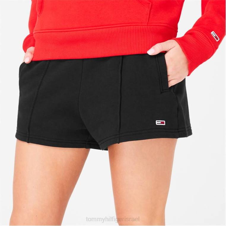 מכנסי ג'רסי חיוניים NX2020498 שָׁחוֹר Tommy Hilfiger