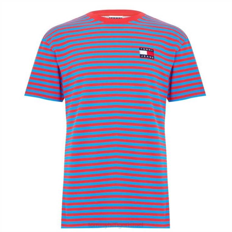 חולצת טריקו פס פיקה NX2020500 aqua c4p Tommy Hilfiger