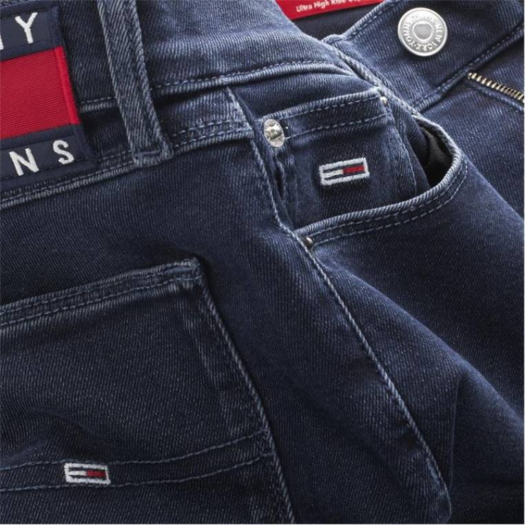 ספריי מלני על סקיני ג'ינס NX2020508 ג'ינס כהה 1bk Tommy Hilfiger
