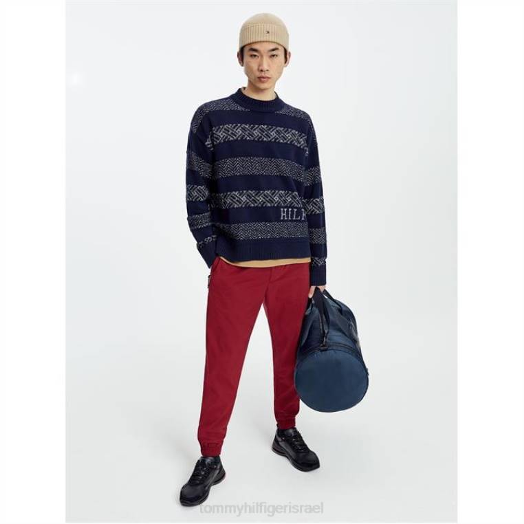 צוות טומי פייריל NX2020511 חיל הים/שנהב 0gy Tommy Hilfiger