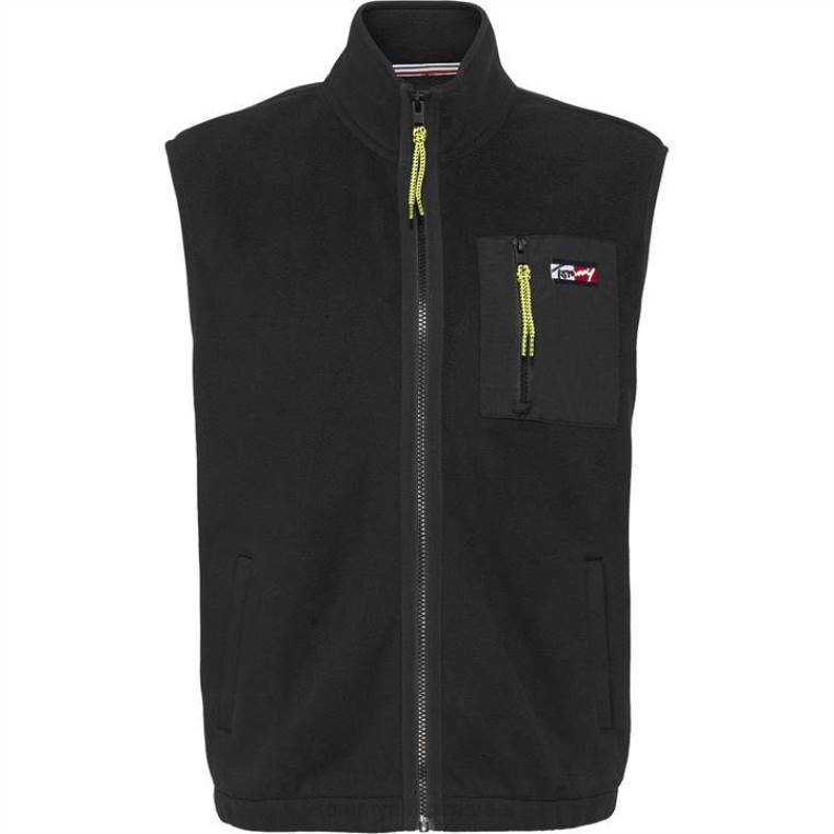 צמר קוטב רגיל NX2020515 שָׁחוֹר Tommy Hilfiger