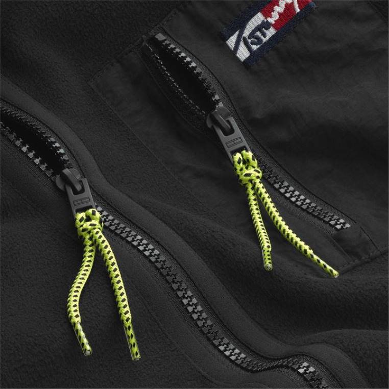 צמר קוטב רגיל NX2020515 שָׁחוֹר Tommy Hilfiger