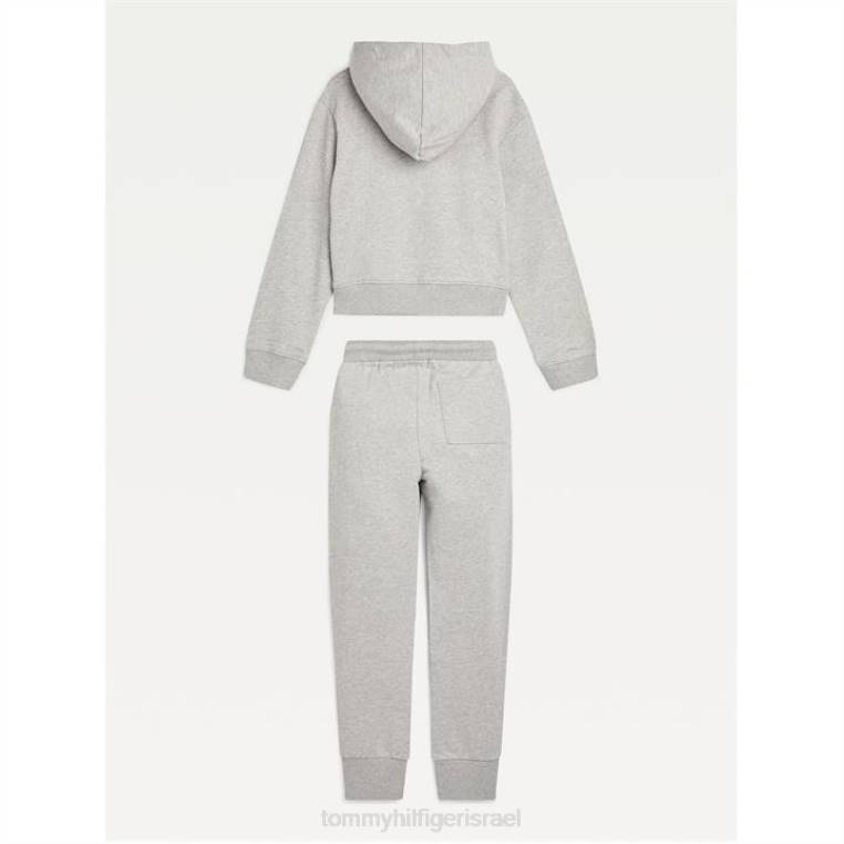 סט ג'וגרים לנערות ג'וניור NX2020569 אפור/ורוד p01 Tommy Hilfiger