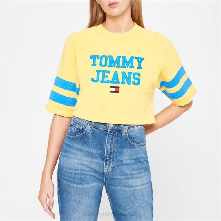 סווטשירט עם שרוולים קצרים NX2020633 שמש טוסקנה zgk Tommy Hilfiger