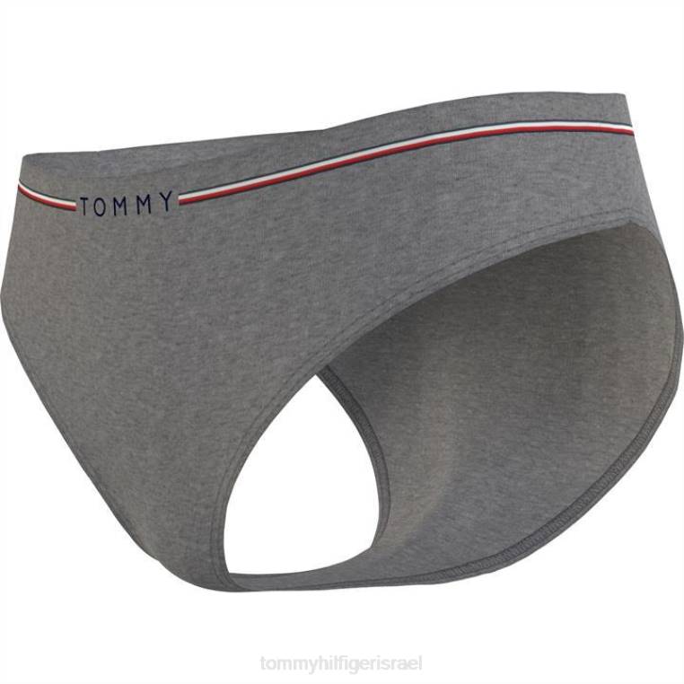 תחתוני ביקיני חלקים NX2020636 עם חום אפור Tommy Hilfiger