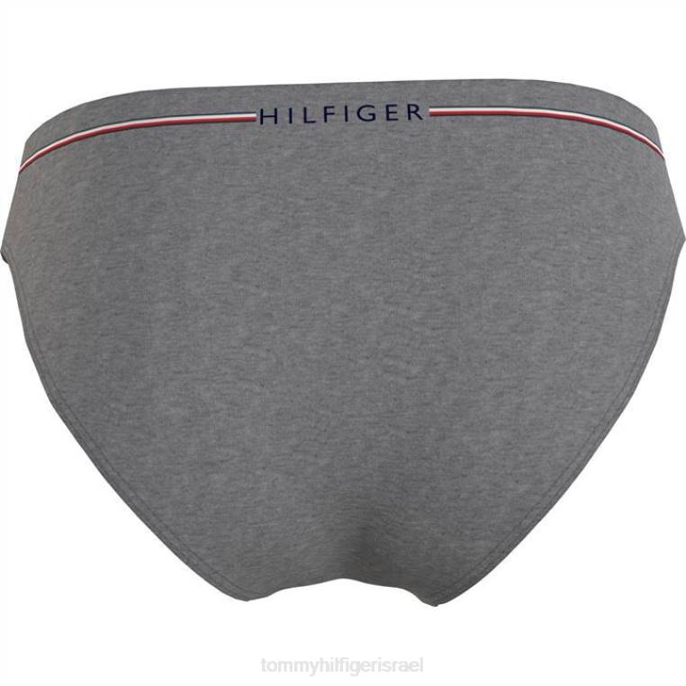 תחתוני ביקיני חלקים NX2020636 עם חום אפור Tommy Hilfiger