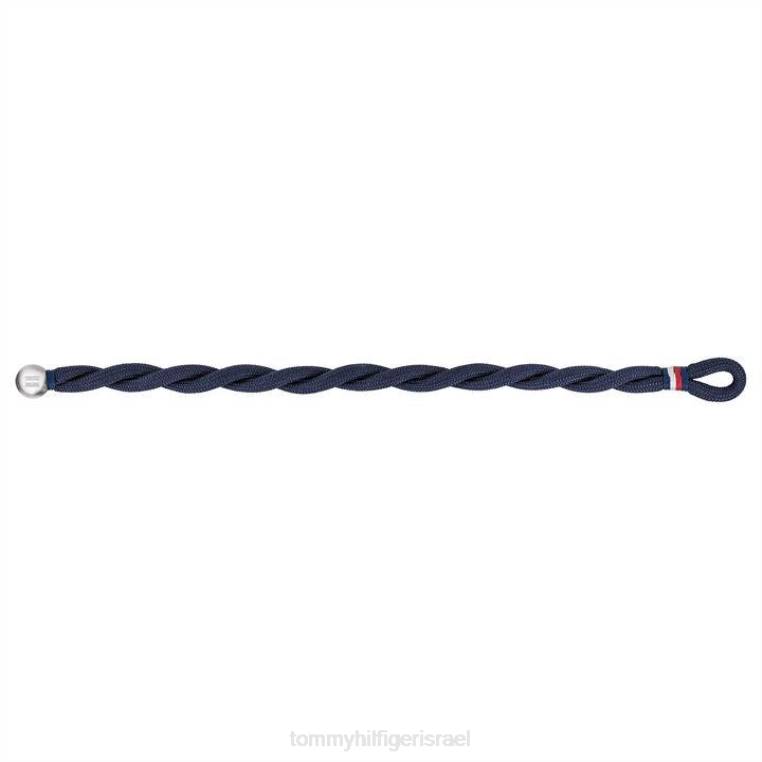 צמיד טוויסט ניילון לגברים NX2020638 חיל הים Tommy Hilfiger