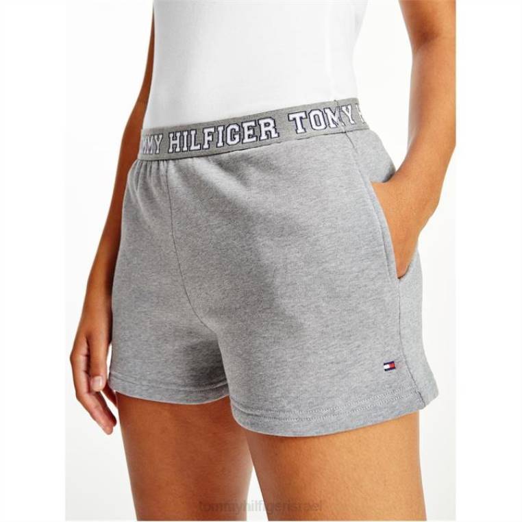 מכנסי ליגה קצרים NX2020652 אפור Tommy Hilfiger