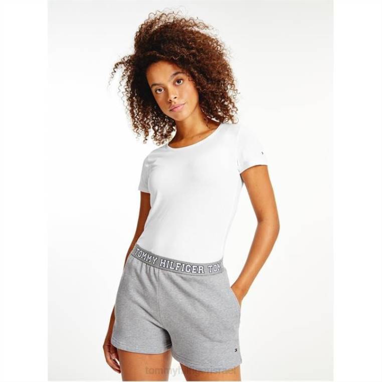 מכנסי ליגה קצרים NX2020652 אפור Tommy Hilfiger