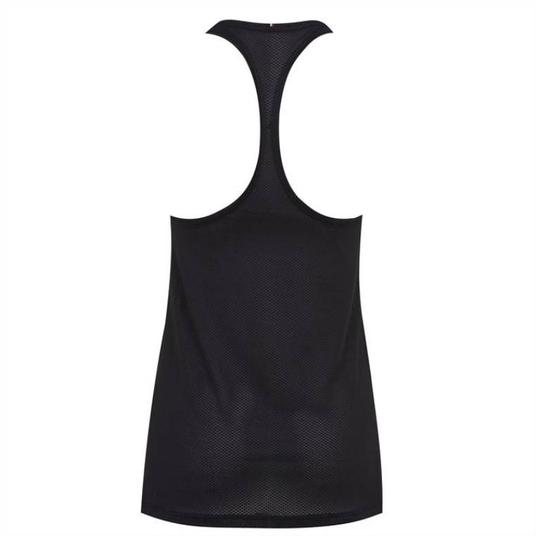 גופיית רשת גרפית NX2020663 שָׁחוֹר Tommy Hilfiger