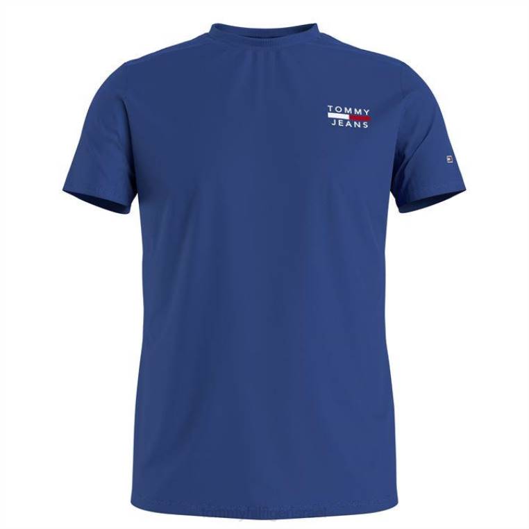 חולצת טי לוגו לחזה NX2020667 colbalt c65 Tommy Hilfiger