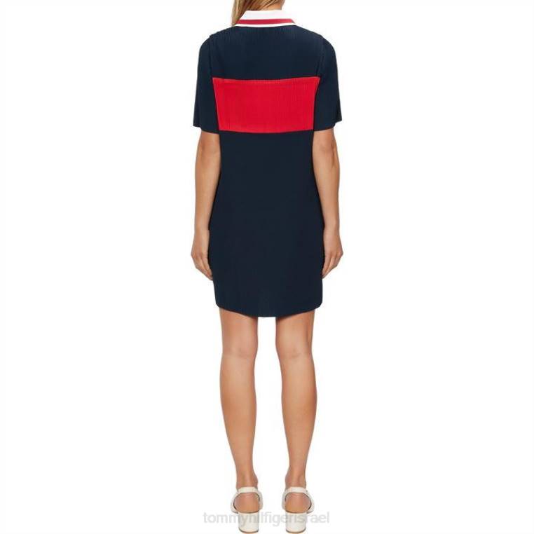 שמלת קפלים של פרנסס NX2020711 חיל הים Tommy Hilfiger