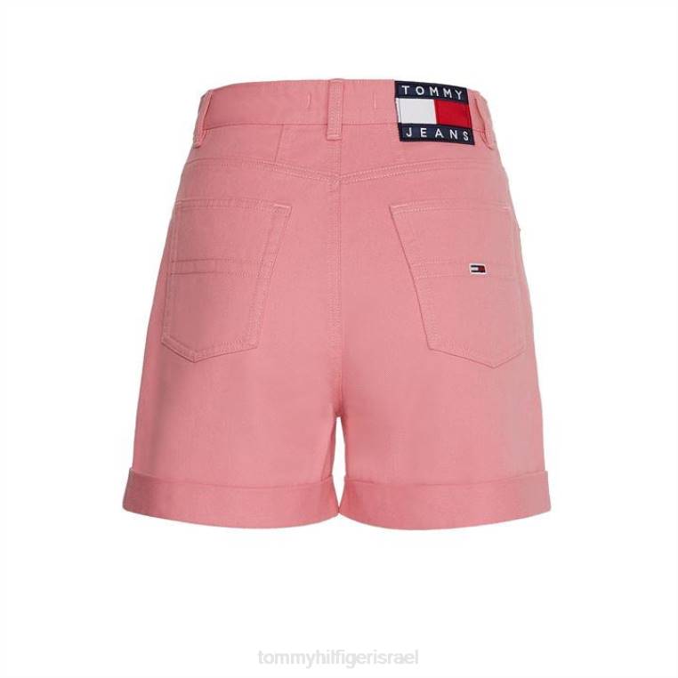 מכנסי ג'ינס קצרים של אמא NX2020719 ורוד טרי Tommy Hilfiger