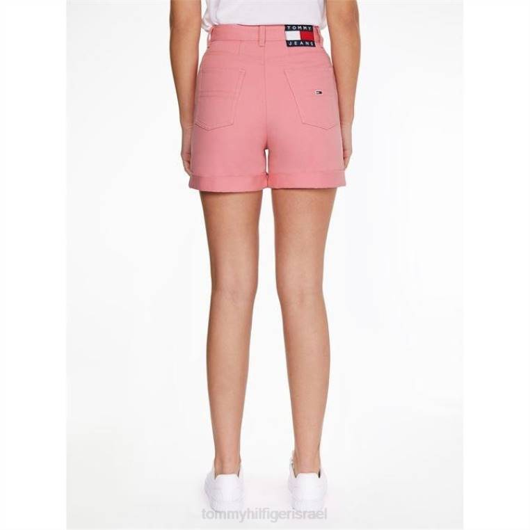 מכנסי ג'ינס קצרים של אמא NX2020719 ורוד טרי Tommy Hilfiger