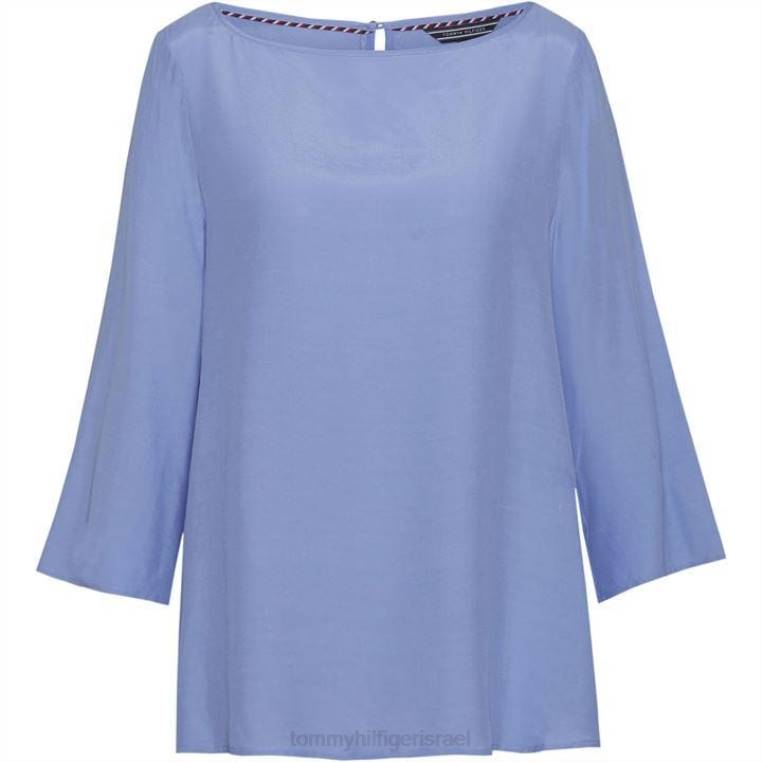 חולצת צווארון סירת קנדיס NX2020726 לִילָך Tommy Hilfiger