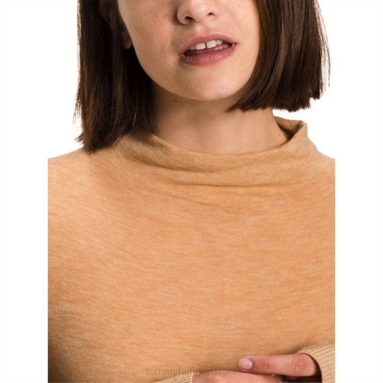 סוודר אדלינה עם צווארון גבוה NX2020742 חום Tommy Hilfiger