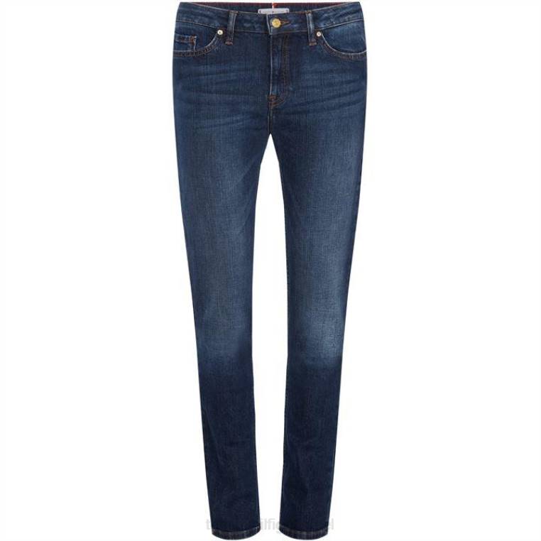 מורשת רומא ג'ינס ישר NX2020750 כביסה כחולה מוחלטת Tommy Hilfiger